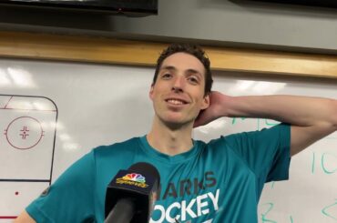 Devin Cooley Talks About His Sharks, NHL Debut (3.17.24)