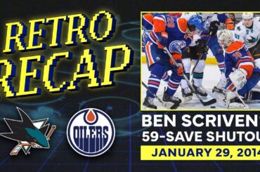 2014: Scrivens stymies Sharks with a 59-save SHUTOUT! | Retro Recap