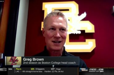Men's Hockey: Greg Brown on the ESPN Selection Show (March 24, 2024)