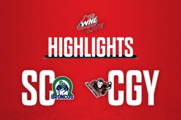 Swift Current Broncos at Calgary Hitmen 3/23 | WHL Highlights 2023-24