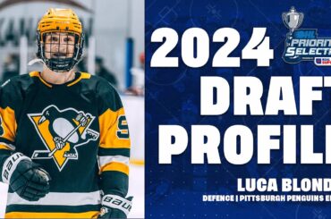 2024 #OHLDraft Prospect Profile: Luca Blonda (Pittsburgh Penguins Elite)