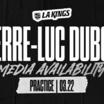 Forward Pierre-Luc Dubois | 03.22.24 LA Kings Practice Media Availability in El Segundo