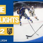 Game Highlights: Golden Knights 2, Blues 1 (OT)