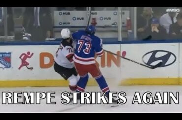 Matt Rempe Brutal Elbow on Jonas Siegenthaler - Reaction