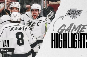 LA Kings Win in Vancouver over the Canucks! | Game Highlights