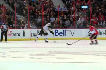 Torey Krug scores first NHL point 4/5/11