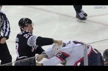 Mark Kastelic And Kurtis MacDermid Drop The Gloves