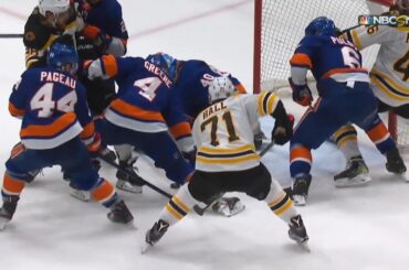 Taylor Hall Dives Into Semyon Varlamov