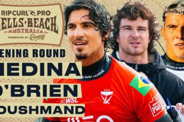 Gabriel Medina, Liam O'Brien, Cole Houshmand | Rip Curl Pro Bells Beach 2024 - Opening Round