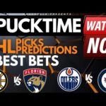 NHL Predictions, Picks & Odds | Bruins vs Panthers | Oilers vs Jets | PuckTime Mar 26