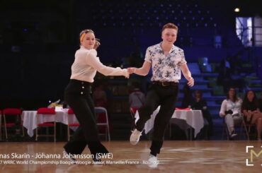 Jonas Skarin - Johanna Johansson, SWE | 2017 WRRC World B-W Junior - R2
