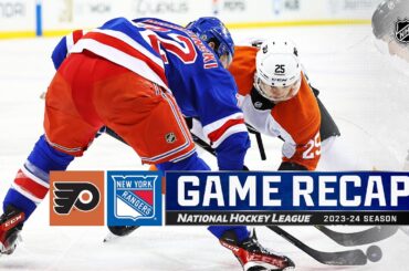 Flyers @ Rangers 3/26 | NHL Highlights 2024