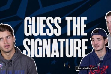 Can you guess which CBJ player's signature! Find out in episode 4 of Guess the Signature!