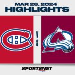 NHL Highlights | Canadiens vs. Avalanche - March 26, 2024