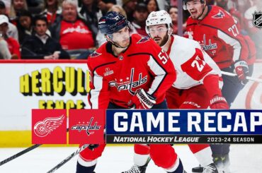 Red Wings @ Capitals 3/26 | NHL Highlights 2024