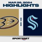 NHL Highlights | Ducks vs. Kraken - March 26, 2024