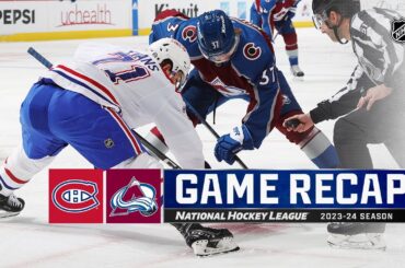 Canadiens @ Avalanche 3/26 | NHL Highlights 2024