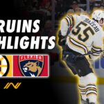 Bruins Highlights: Best Of Boston's Tough, Physical Matchup With The Panthers
