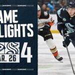 Seattle Kraken vs. Anaheim Ducks | 3/26 Game Highlights