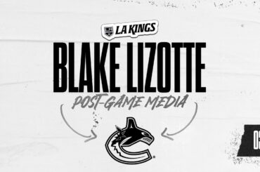 Forward Blake Lizotte | 03.25.24 LA Kings Win over Vancouver Canucks | Postgame Media