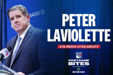 NYR vs PHI: Peter Laviolette Postgame Media Availability | March 26, 2024