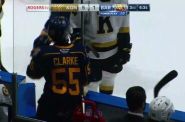 Panthers' Prospect Haché Snipes and Dumps Clarke onto Bench