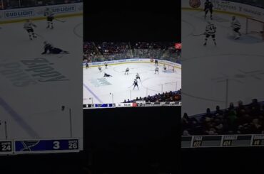 Jordan Kyrou Blocks The Wrong Shot #nhl #hockey #lakings #blues