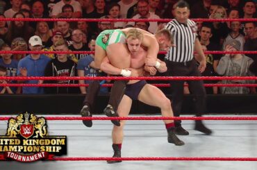 Tyler Bate counters Tucker's suicide dive: WWE United Kingdom Championship Tournament