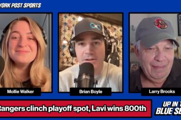 Rangers Clinch Playoff Spot, Laviolette Wins 800th Game | Ep. 150 | Up in the Blue Seats