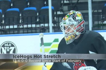Jaxson Stauber continues to make history in IceHogs hot stretch