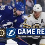 Bruins @ Lightning 3/27 | NHL Highlights 2024