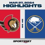 NHL Highlights | Senators vs. Sabres - March 27, 2024