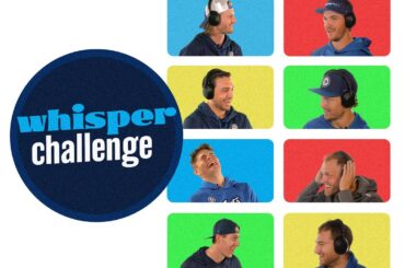 Winnipeg Jets take on the Whisper Challenge