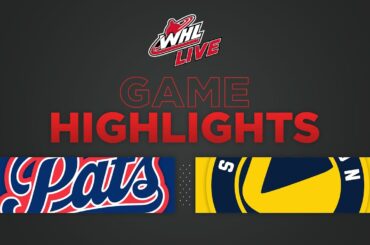 WHL Highlights: Pats (2) at Blades (5) - November 13, 2022