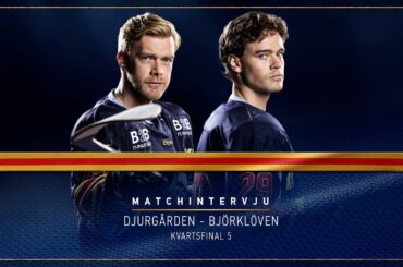 Matchintervju | Axel Andersson och Olle Liss efter kvartsfinal 5