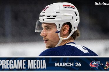 James Malatesta speaks to the media ahead of his NHL debut! Hear from him and others before the game