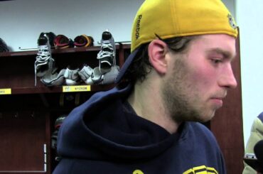 Shea Weber, Calle Jarnkrok & Peter Laviolette - Preds vs Flyers post game