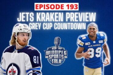 Winnipeg Jets vs. Seattle Kraken Preview, Ville Heinola called up, Grey Cup Countdown continues