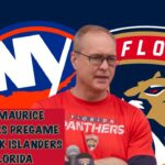Paul Maurice, Panthers Pregame: New York Islanders at Florida