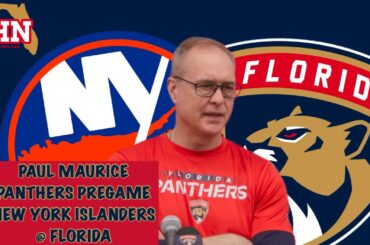 Paul Maurice, Panthers Pregame: New York Islanders at Florida