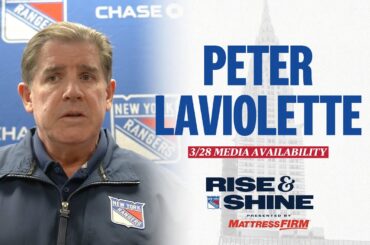NYR at COL: Peter Laviolette Pregame Media Availability | March 28, 2024
