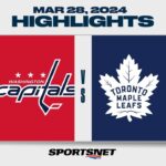NHL Highlights | Capitals vs. Maple Leafs - March 28, 2024
