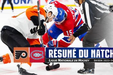 Flyers vs Canadiens | Faits saillants