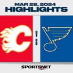 NHL Highlights | Flames vs. Blues - March 28, 2024
