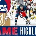 Winnipeg Jets vs. Vegas Golden Knights - Game Highlights