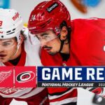 Red Wings @ Hurricanes 3/28 | NHL Highlights 2024