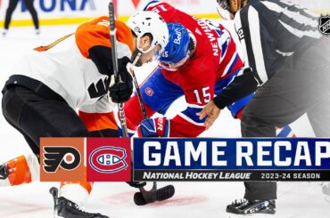 Flyers @ Canadiens 3/28 | NHL Highlights 2024