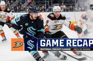 Ducks @ Kraken 3/28 | NHL Highlights 2024