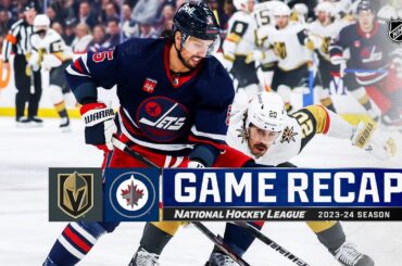 Golden Knights @ Jets 3/28 | NHL Highlights 2024