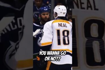 Zack Kassian asks James Neal to fight #shorts #shortsfeed #shortsvideo #nhl #hockey